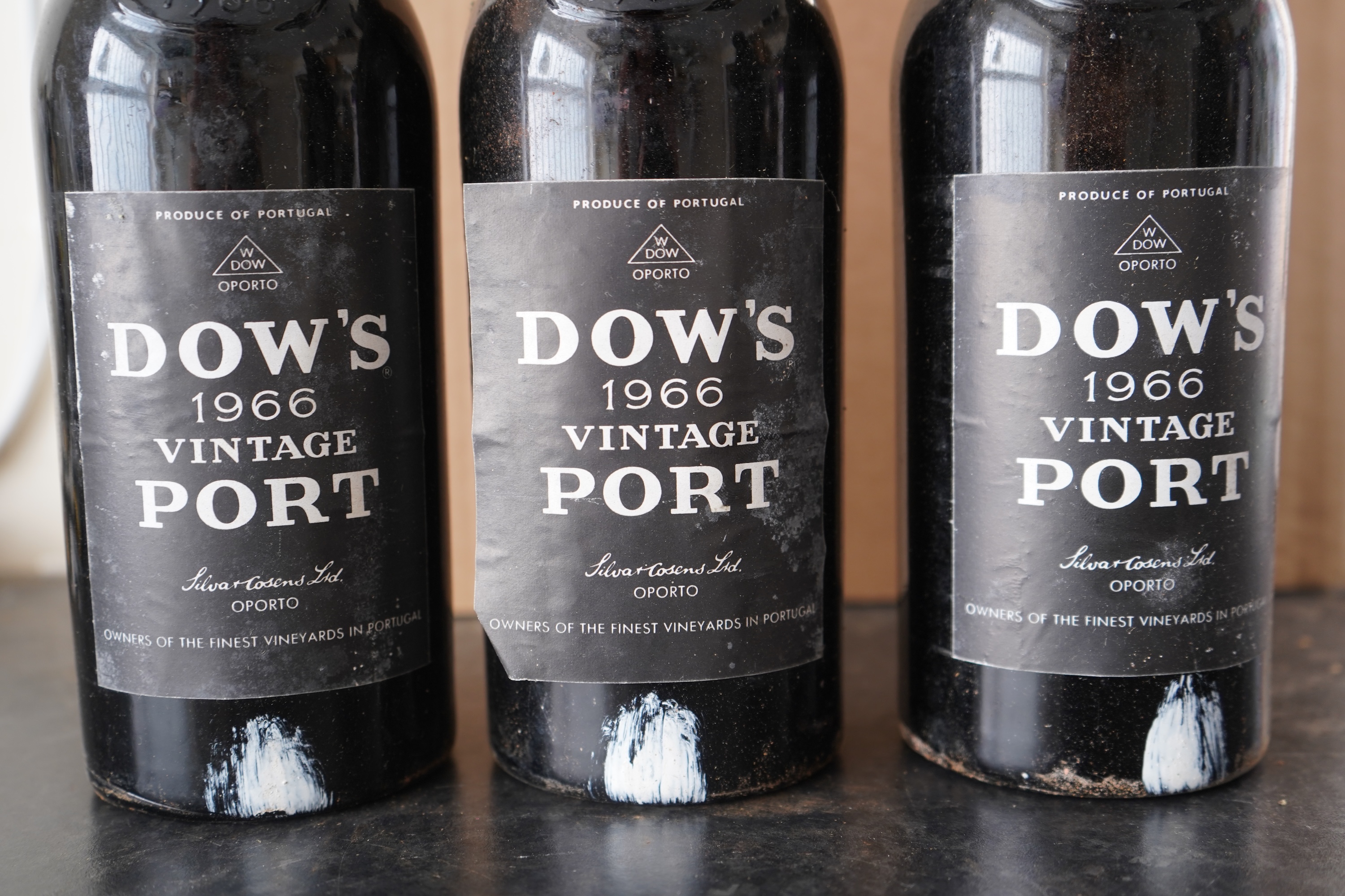 Twelve bottles of 1966 Dow’s vintage port